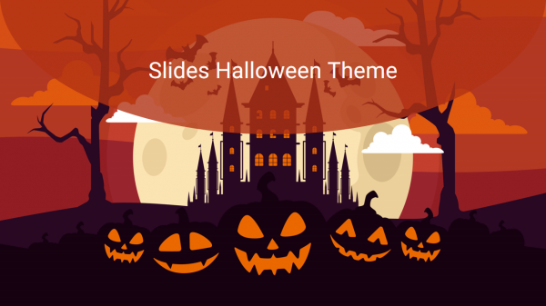 Attractive Google Slides Halloween Theme PowerPoint